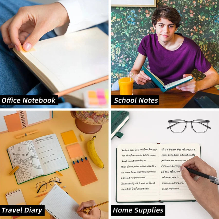 A6 Leather Pocket Lined Notebook