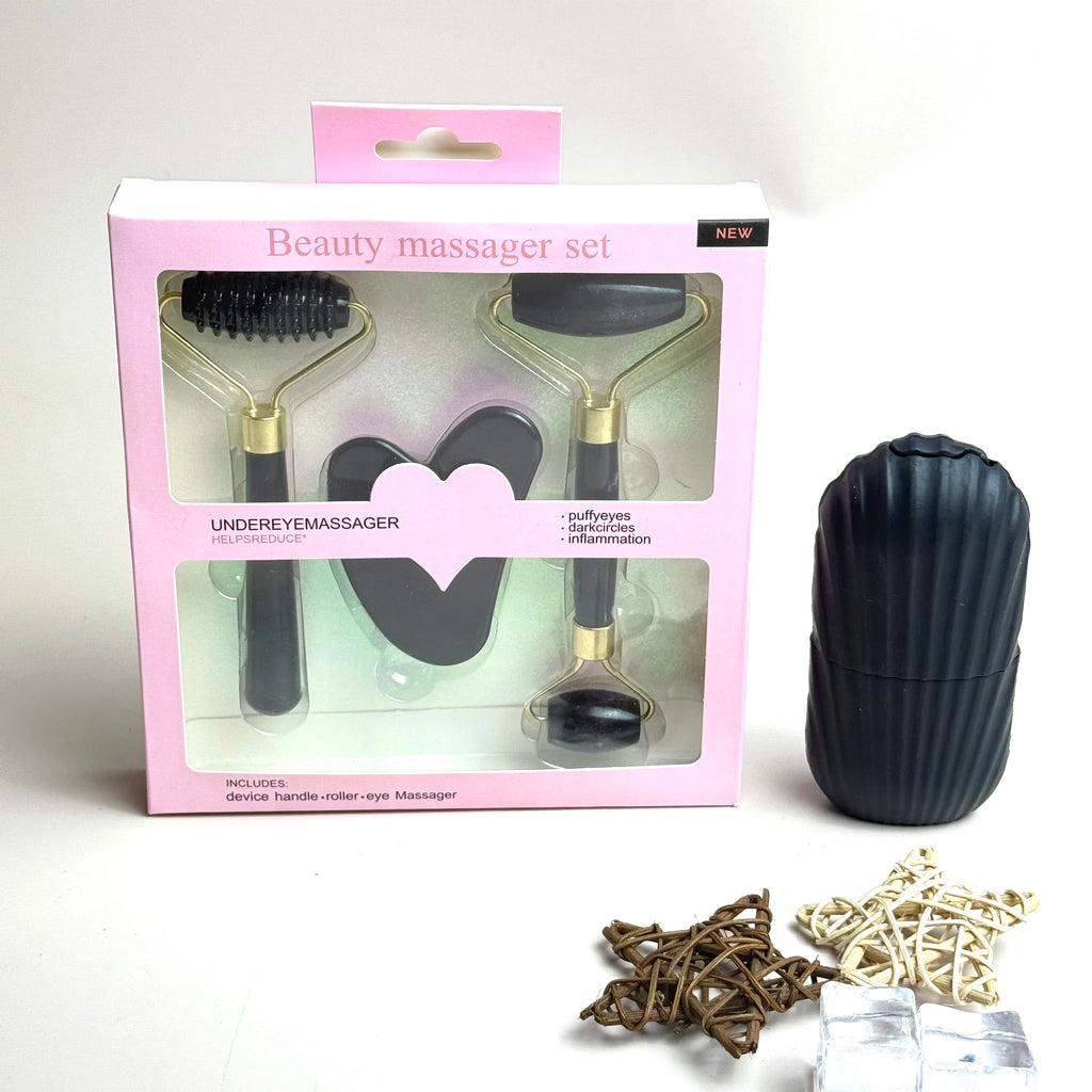 4-Piece Ice Roller Facial Massage Set