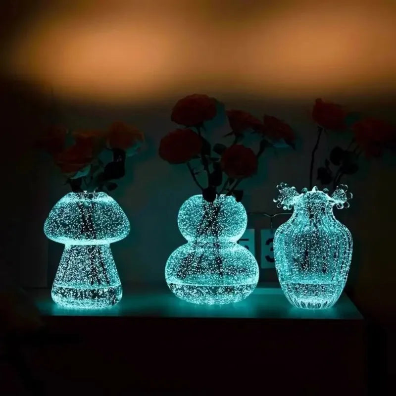 Fluorescent Luminous Mushroom Vase