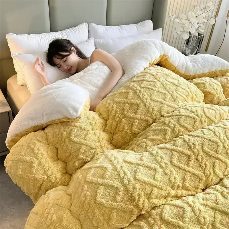 Plush Weighted Winter Blanket Comforter