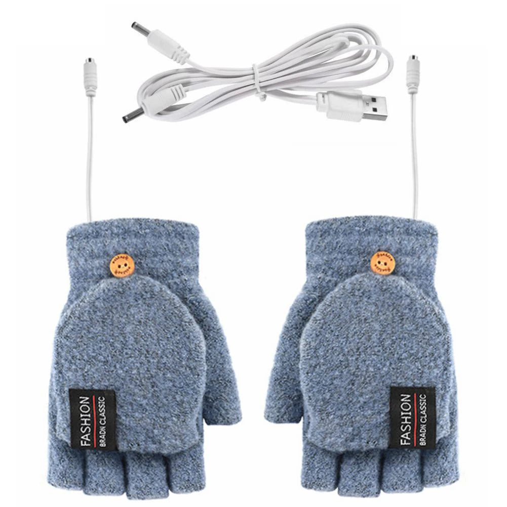 Electric USB Heated Winter Gloves