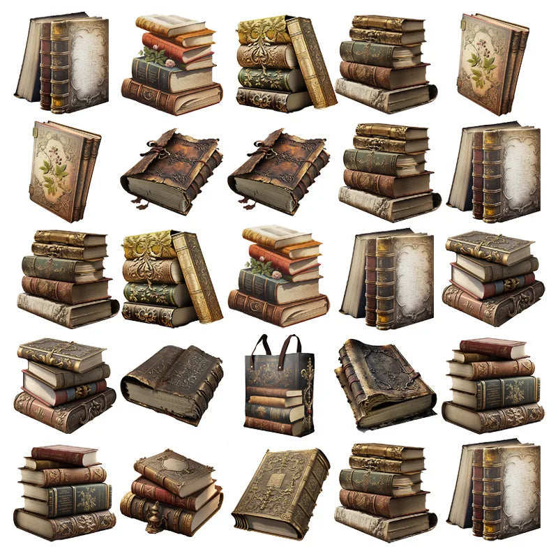 Retro Magic Book Stickers Pack