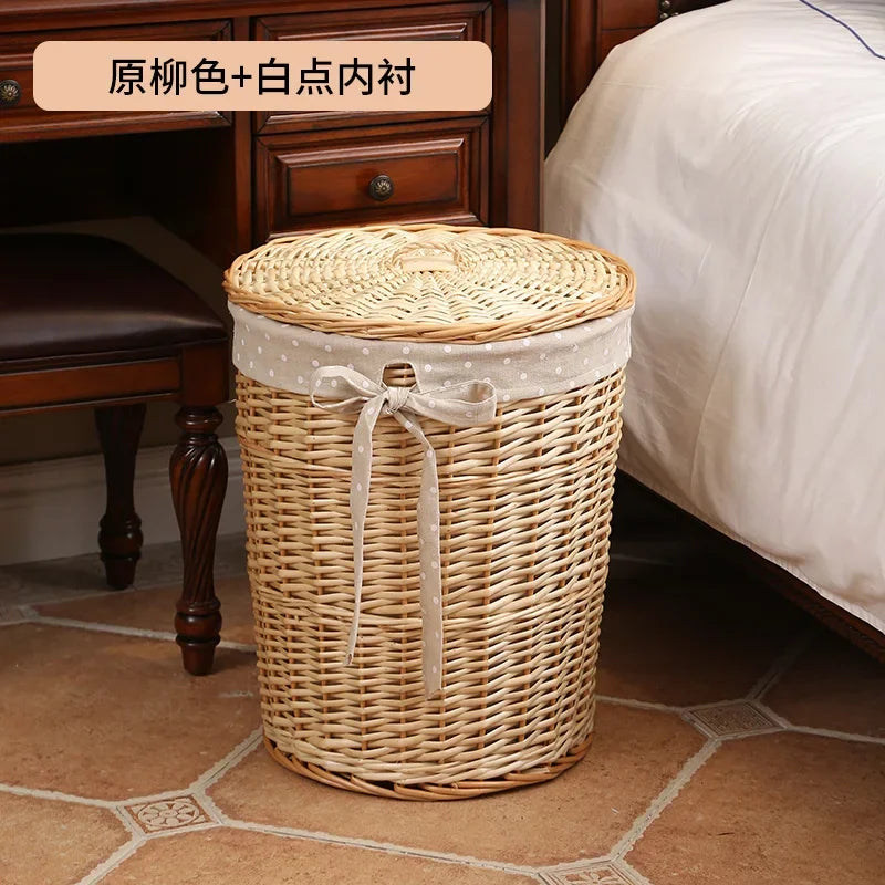 Large Rattan Laundry & Storage Basket