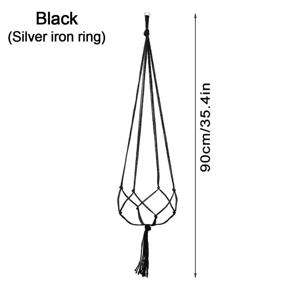 Hanging Flower Pot Net Planters for Hanging – Woven Plant Holder for Gardening, Planter Hanger Rack