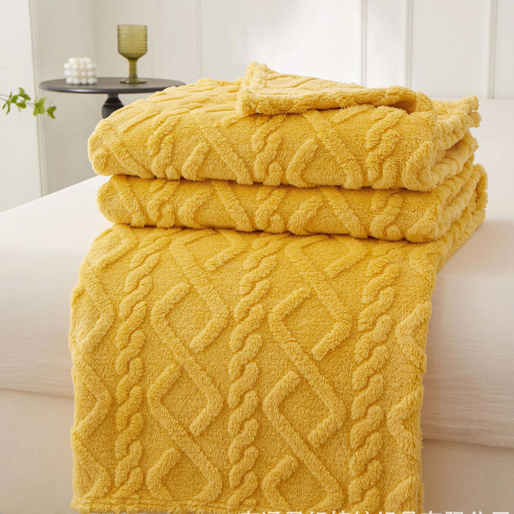 New Winter Sherpa Throw Blanket