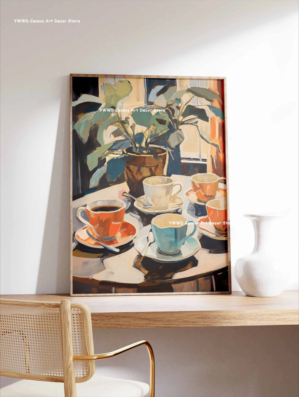 Buongiorno Espresso Canvas Print What Is Tea Food and Beverage Kitchen Wall Art Poster for Modern Living Room Home Decor