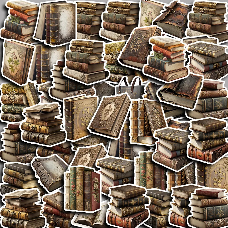 Retro Magic Book Stickers Pack