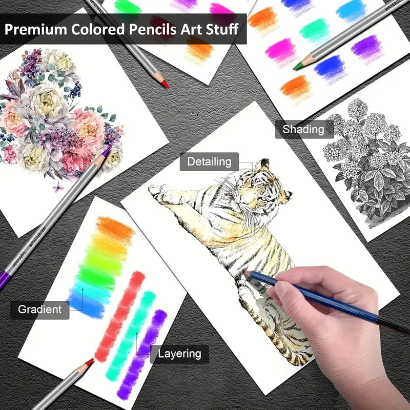 72-Piece Sketch & Drawing Pencil Art Set