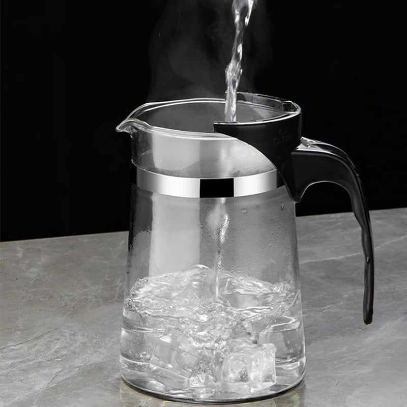 Heat-Resistant Glass Teapot with Built-In Infuser – Perfect for Loose Leaf & Blooming Teas