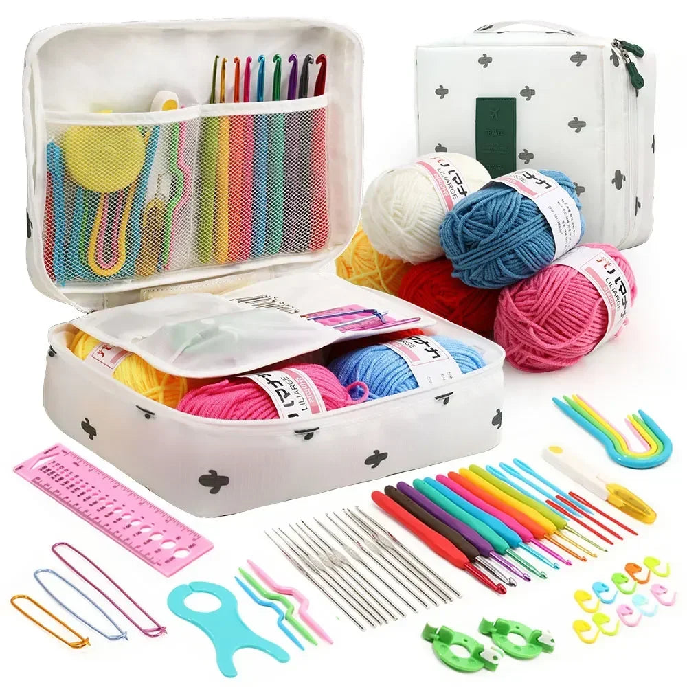 59-Piece Complete Crochet Kit for Beginners