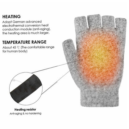 Electric USB Heated Winter Gloves