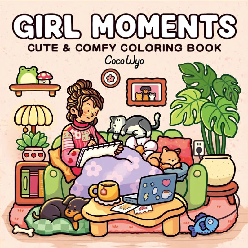 Cozy Japan Coloring Book for Adults & Teens