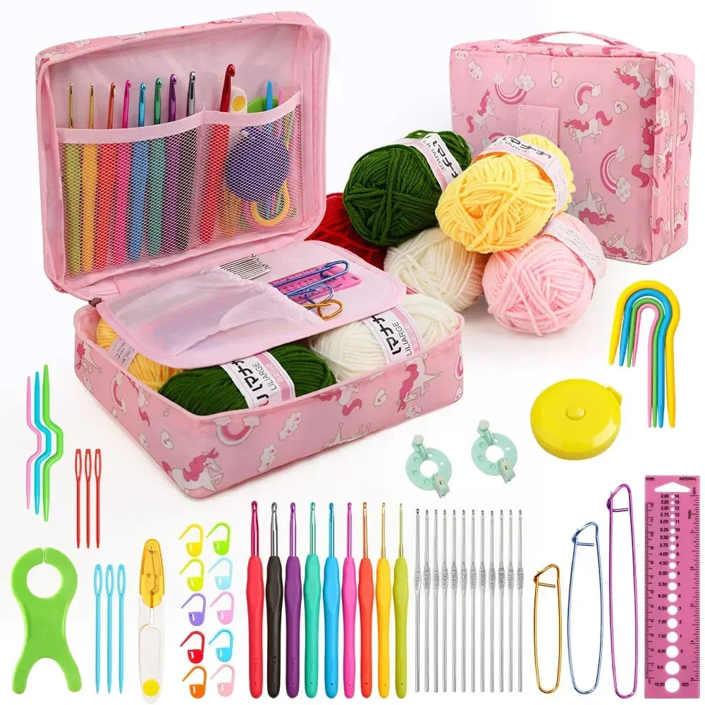 59-Piece Complete Crochet Kit for Beginners