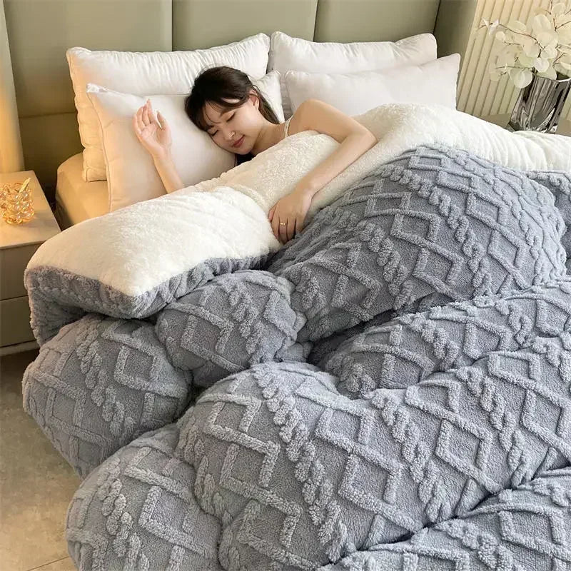 Plush Weighted Winter Blanket Comforter