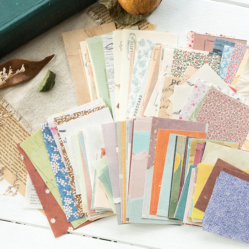 60-Sheet Floral Scrapbook Paper Pack