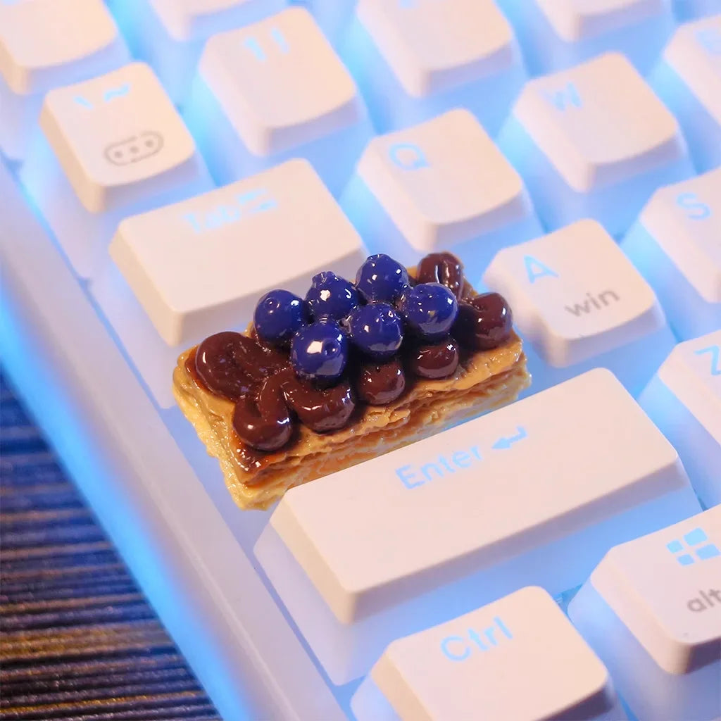 Creative Cute Personality Keycap Peripheral Keycap Custom A Birthday Present Keycap Suitable for Mechanical Keyboard Cross Shaft