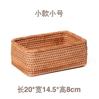 Rattan Bamboo Woven Storage Basket