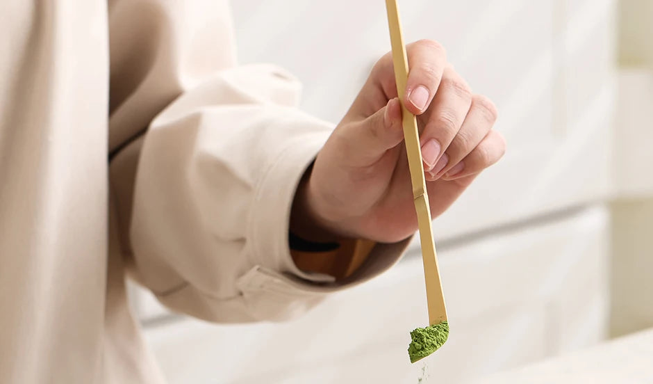 4-Piece Japanese Matcha Tea Set with Bamboo Whisk