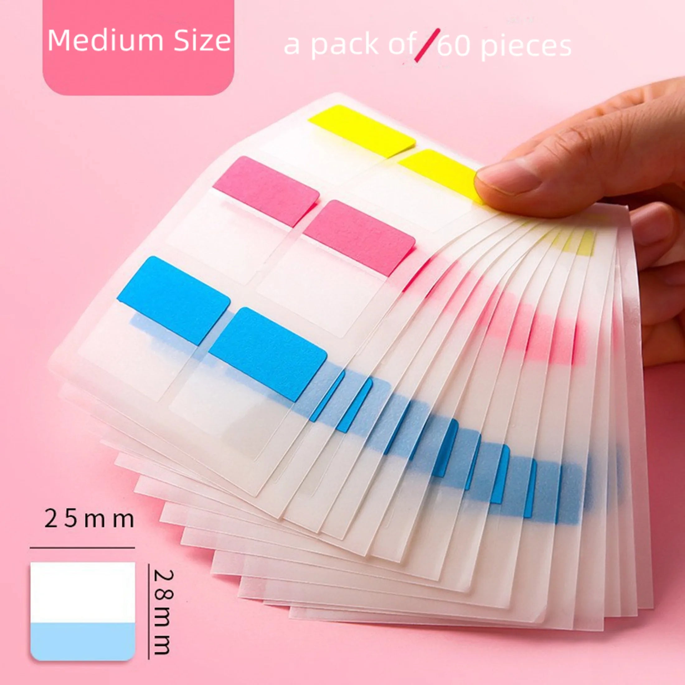 Removable Sticky Index Tabs for Books & Notebooks