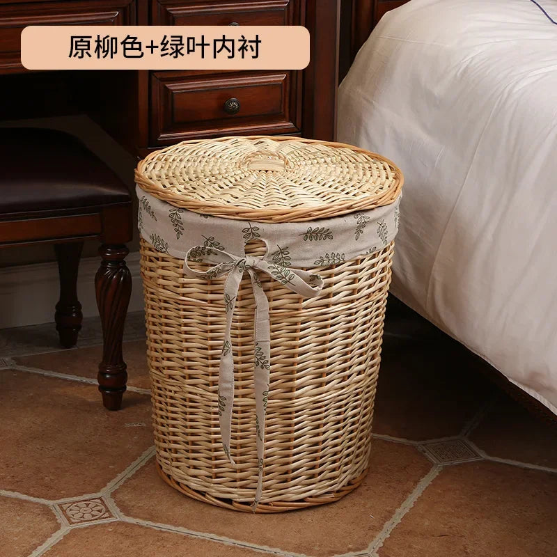 Large Rattan Laundry & Storage Basket
