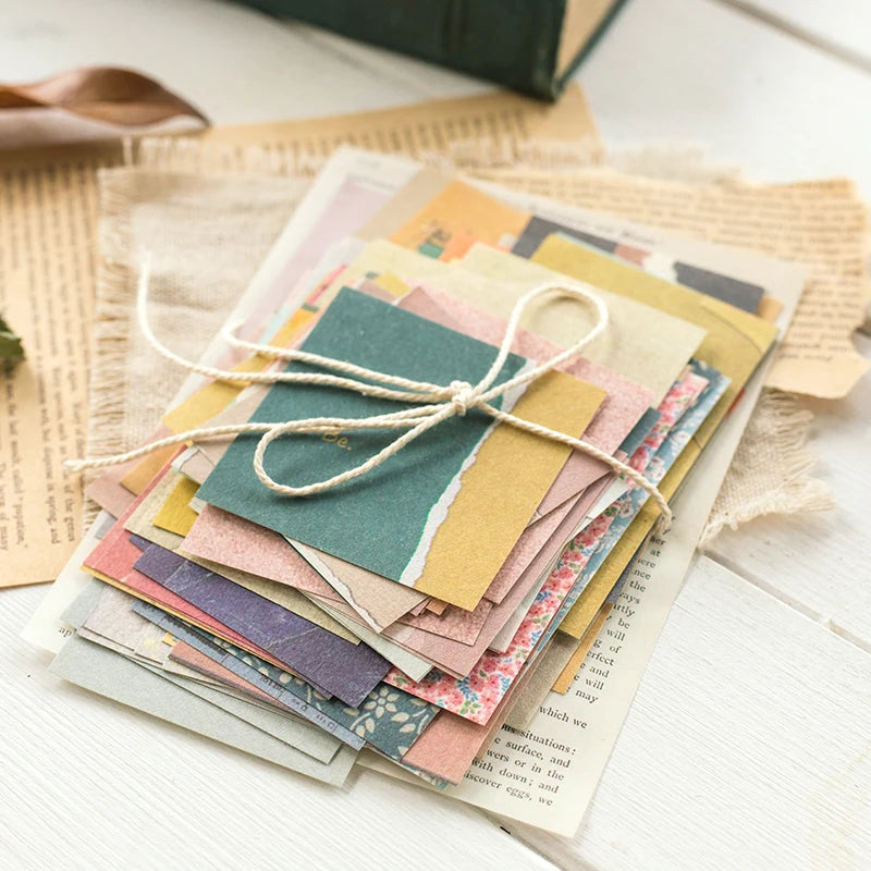60-Sheet Floral Scrapbook Paper Pack