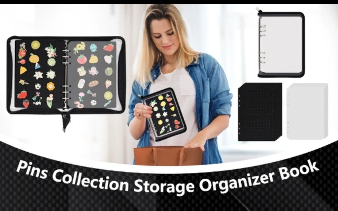 Enamel Pin Display Book & Storage Binder
