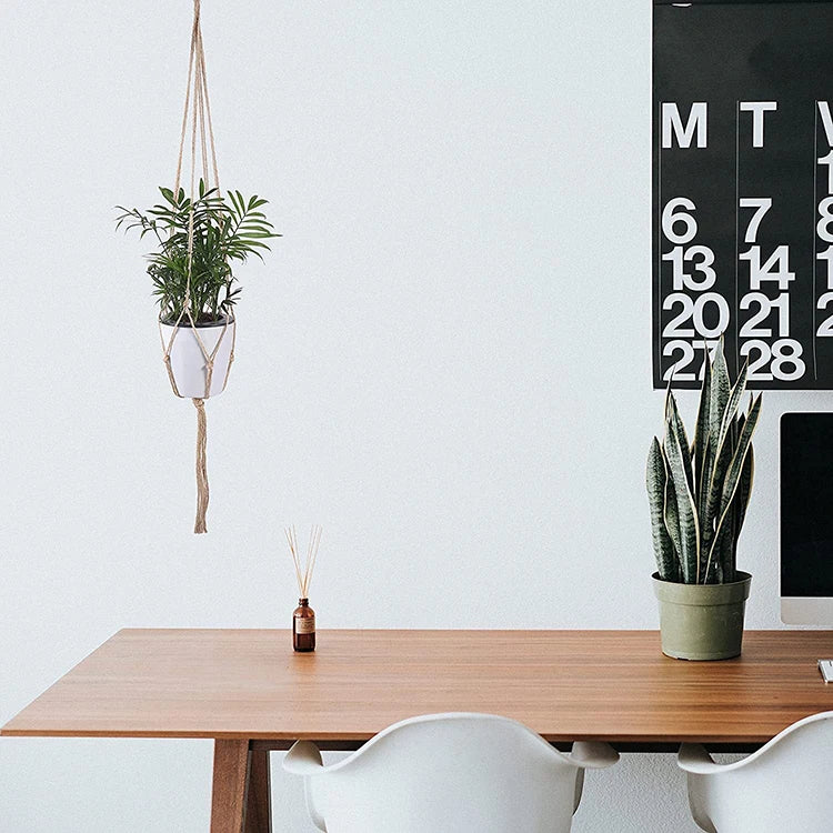 Hanging Flower Pot Net Planters for Hanging – Woven Plant Holder for Gardening, Planter Hanger Rack