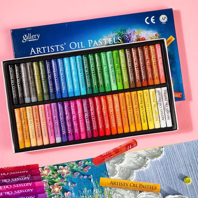 Soft Oil Pastels Set (12/25/48 Colors)