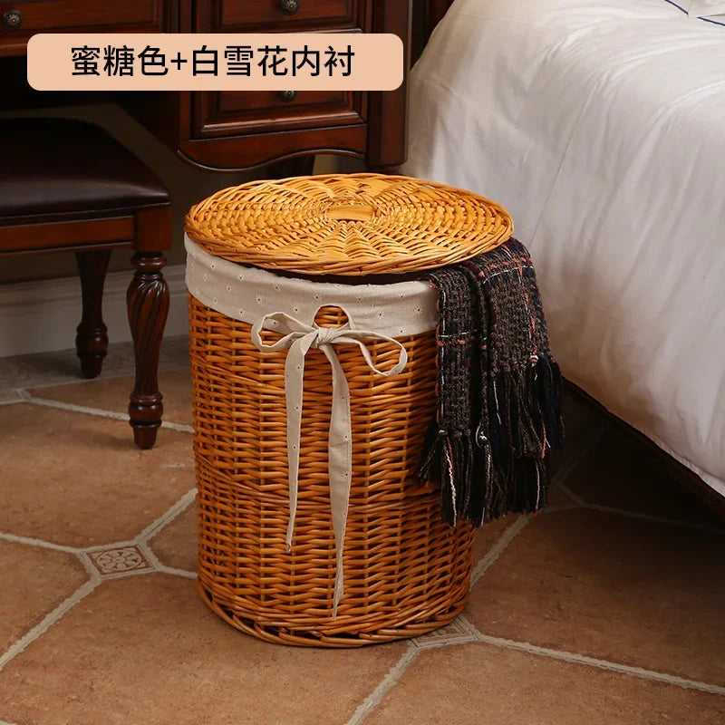 Large Rattan Laundry & Storage Basket