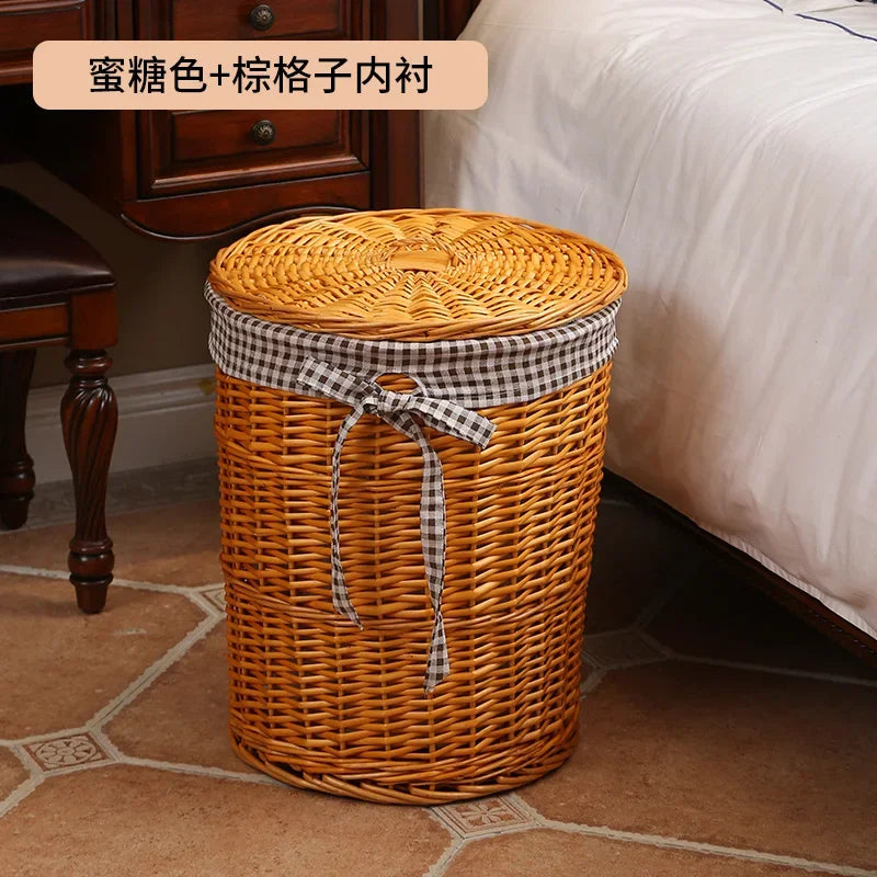 Large Rattan Laundry & Storage Basket