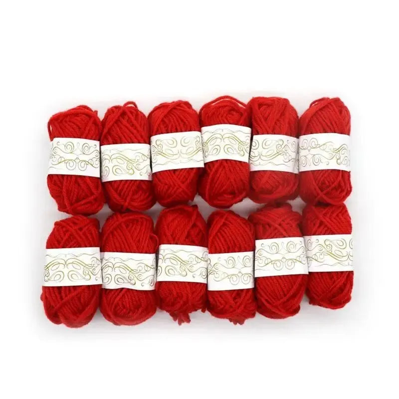 12-Piece Multicolor Yarn Starter Kit