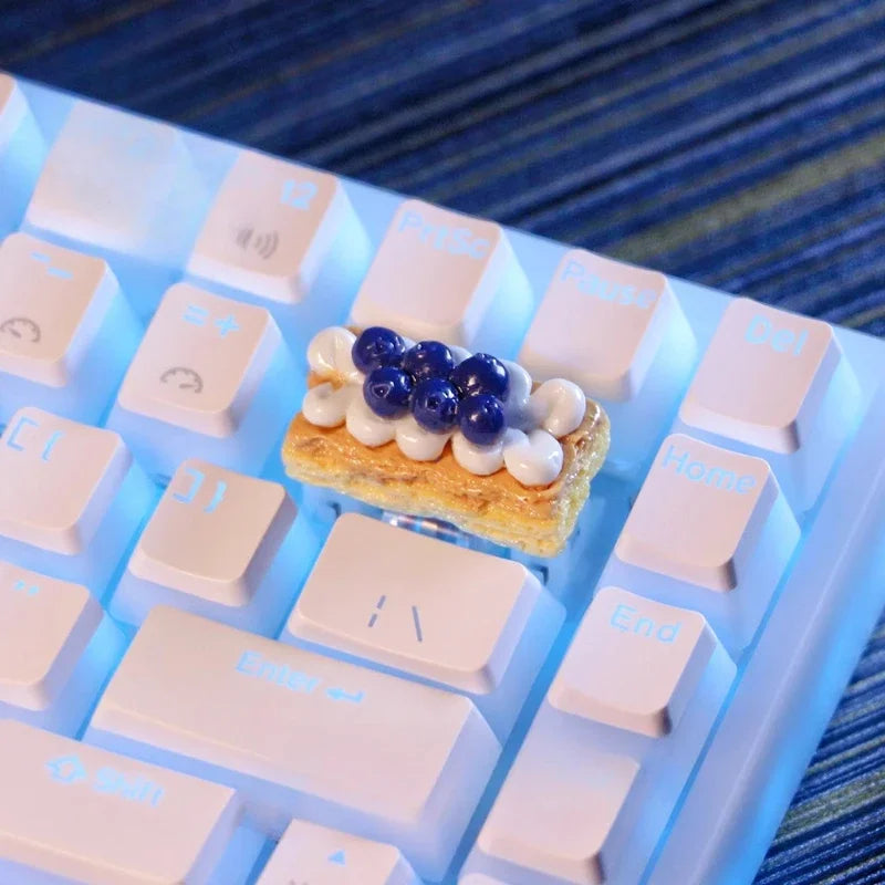 Creative Cute Personality Keycap Peripheral Keycap Custom A Birthday Present Keycap Suitable for Mechanical Keyboard Cross Shaft