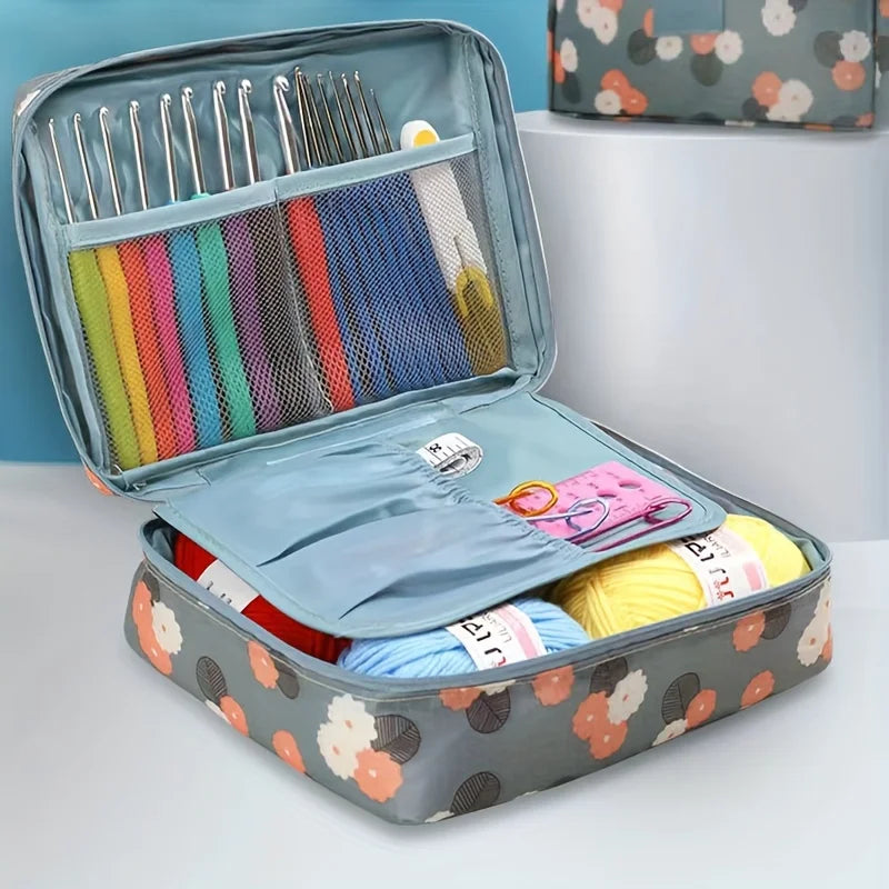 Spacious Knitting & Crochet Storage Bag
