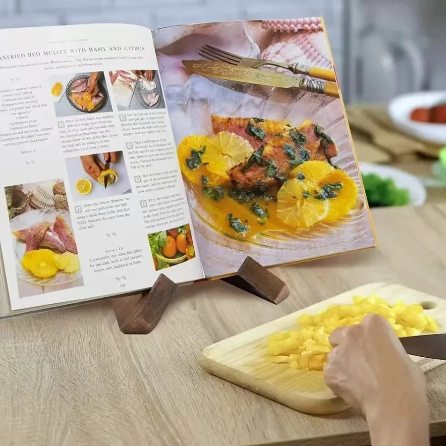 Wooden Adjustable Cookbook & Reading Stand