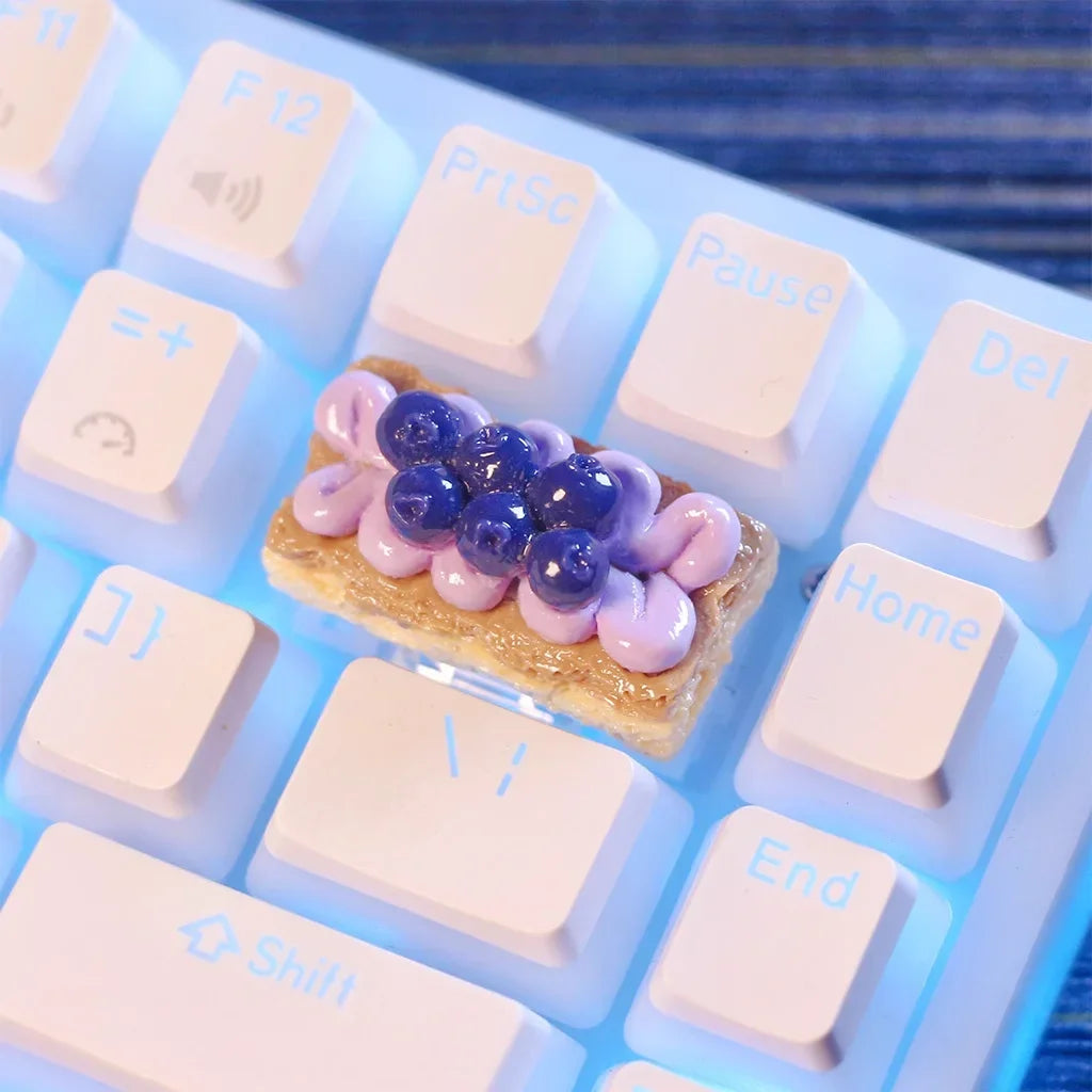 Creative Cute Personality Keycap Peripheral Keycap Custom A Birthday Present Keycap Suitable for Mechanical Keyboard Cross Shaft