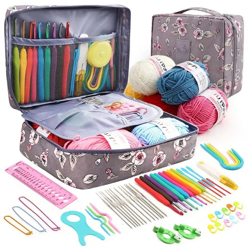 59-Piece Complete Crochet Kit for Beginners