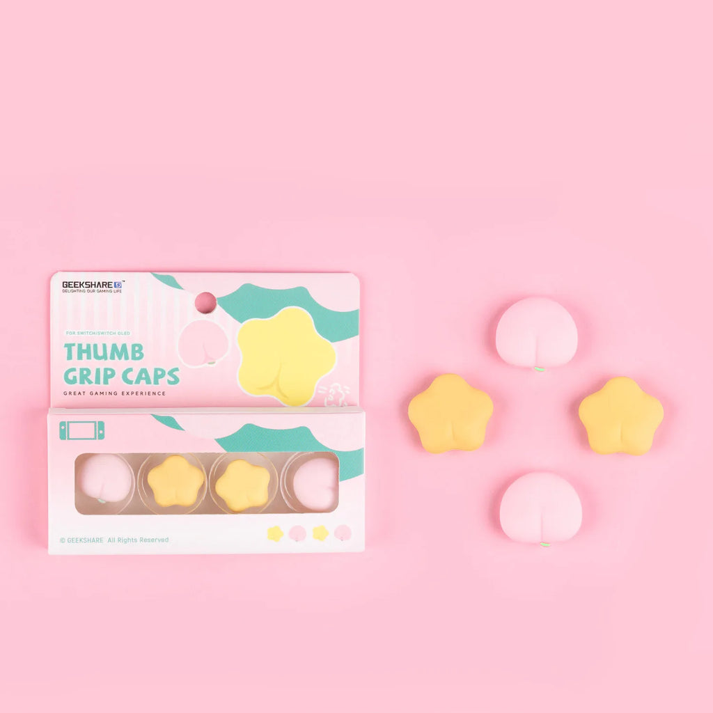 Silicone Joy-Con Thumb Stick Grip Caps for Switch OLED & Lite