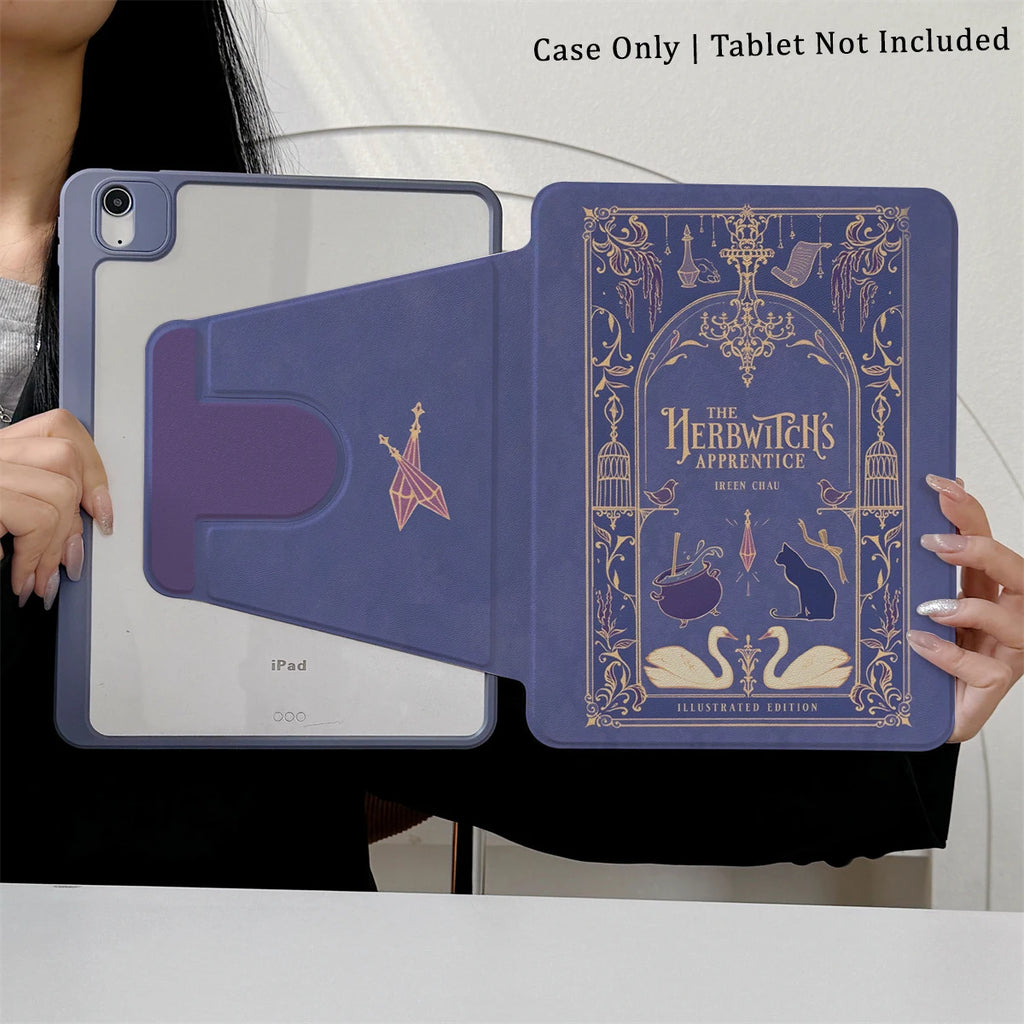 360 ° Rotating Foldable Case to Easily Protect Your Pad: Compatible with iPad Air 6,Air 5,4,10,2024,air m3/a16 2025