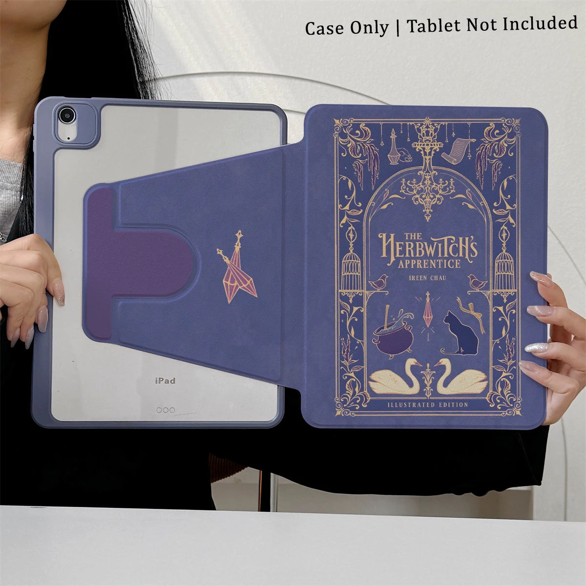 360 ° Rotating Foldable Case to Easily Protect Your Pad: Compatible with iPad Air 6,Air 5,4,10,2024,air m3/a16 2025