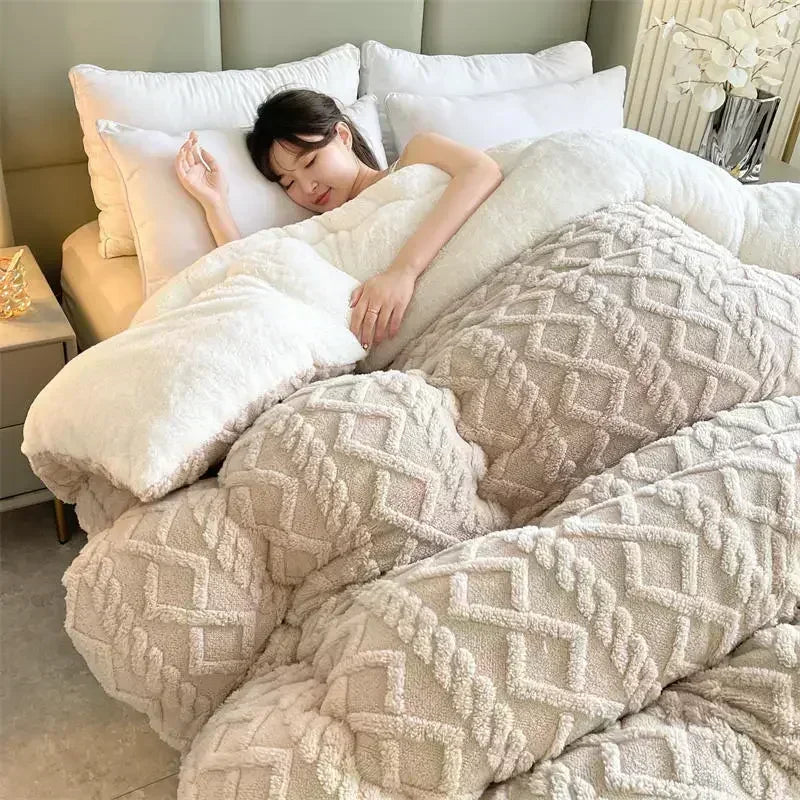 Plush Weighted Winter Blanket Comforter