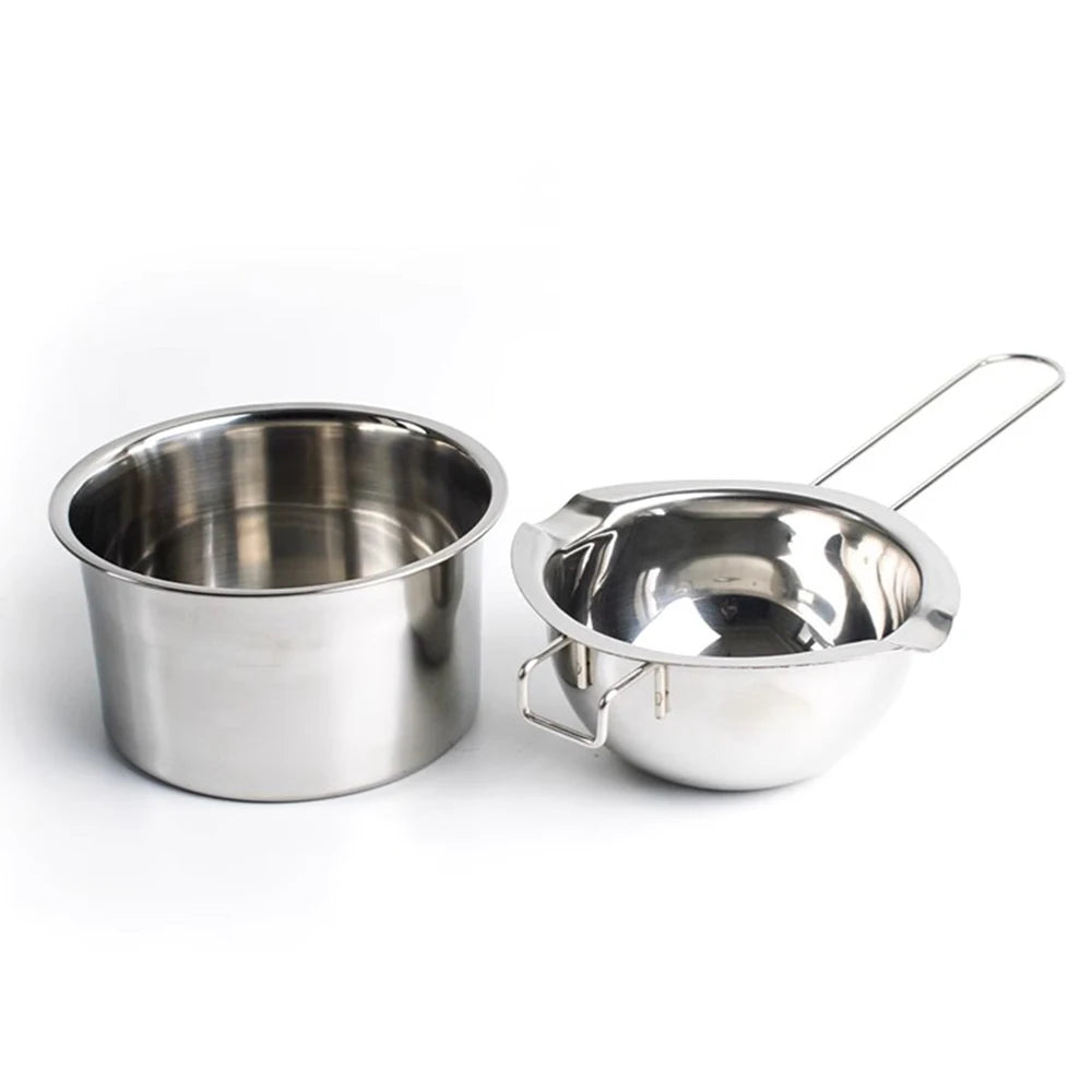 DIY Scented Candle Making Materials Tool Set, Wax Wick Pure Cotton Scented Candle Mold Wax Pot with Wax Melting Hot Plate