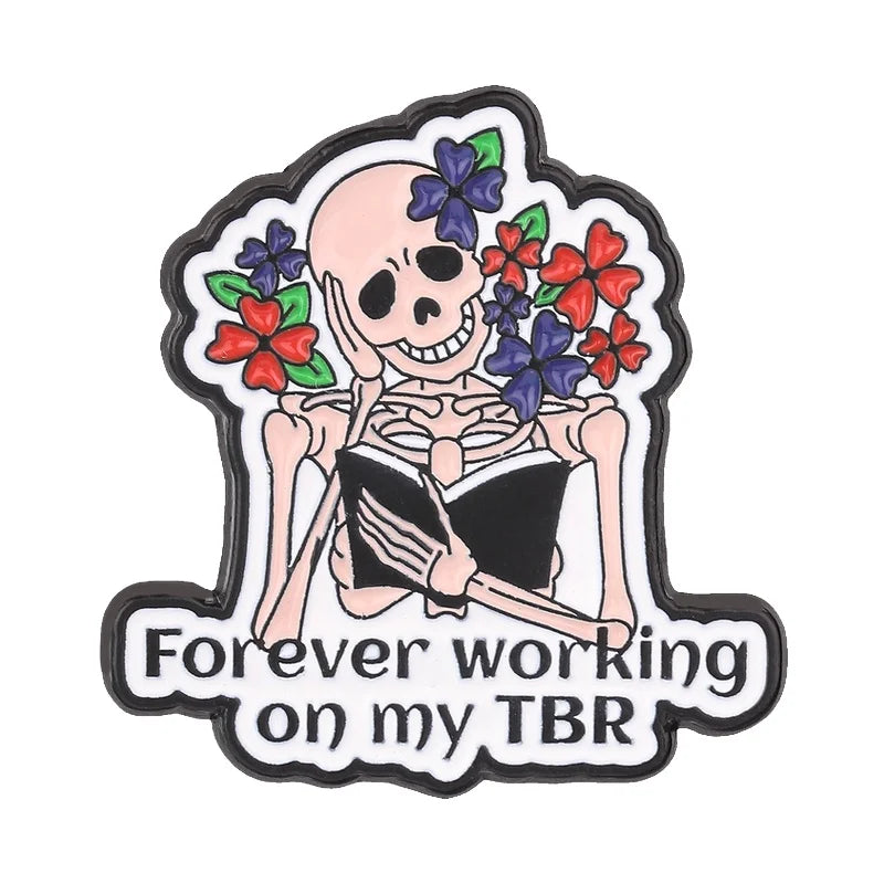 You Have Enough Books Enamel Pin Set