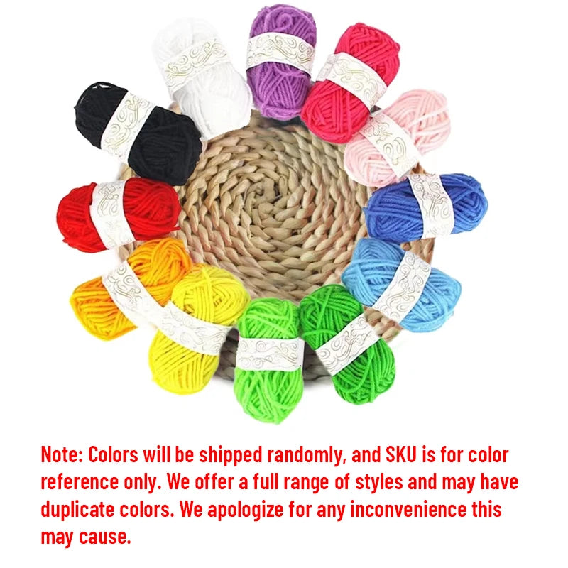 12-Piece Multicolor Yarn Starter Kit