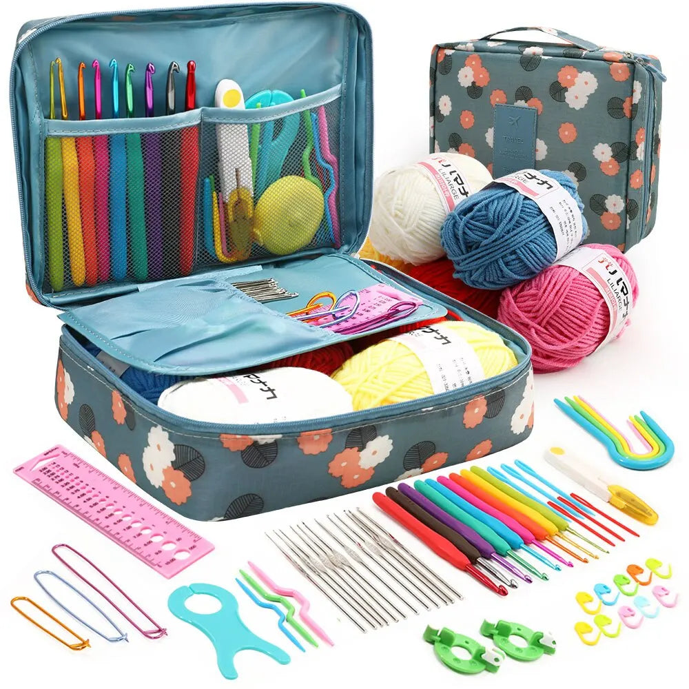 Novice Crochet Kit for Beginners with Storage Bag