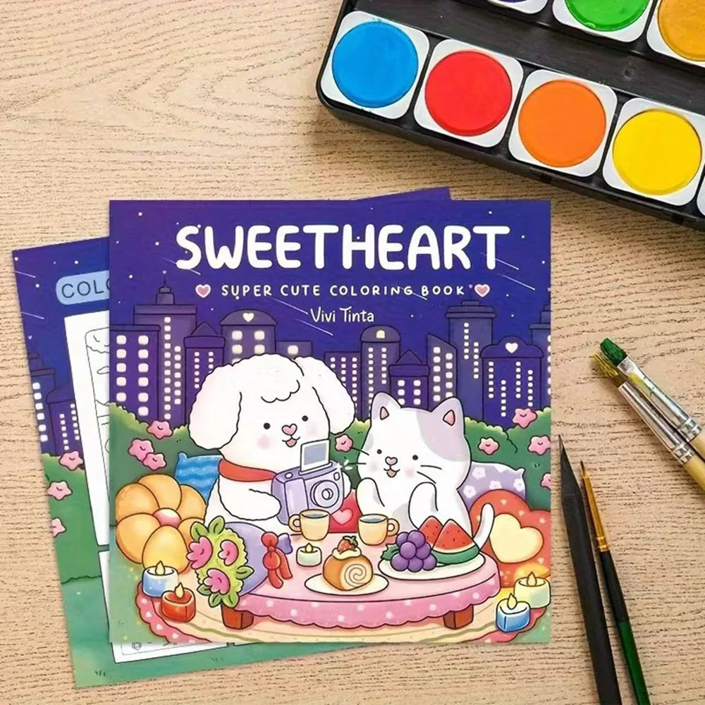 Cozy Garden Coloring Book for Adults & Teens