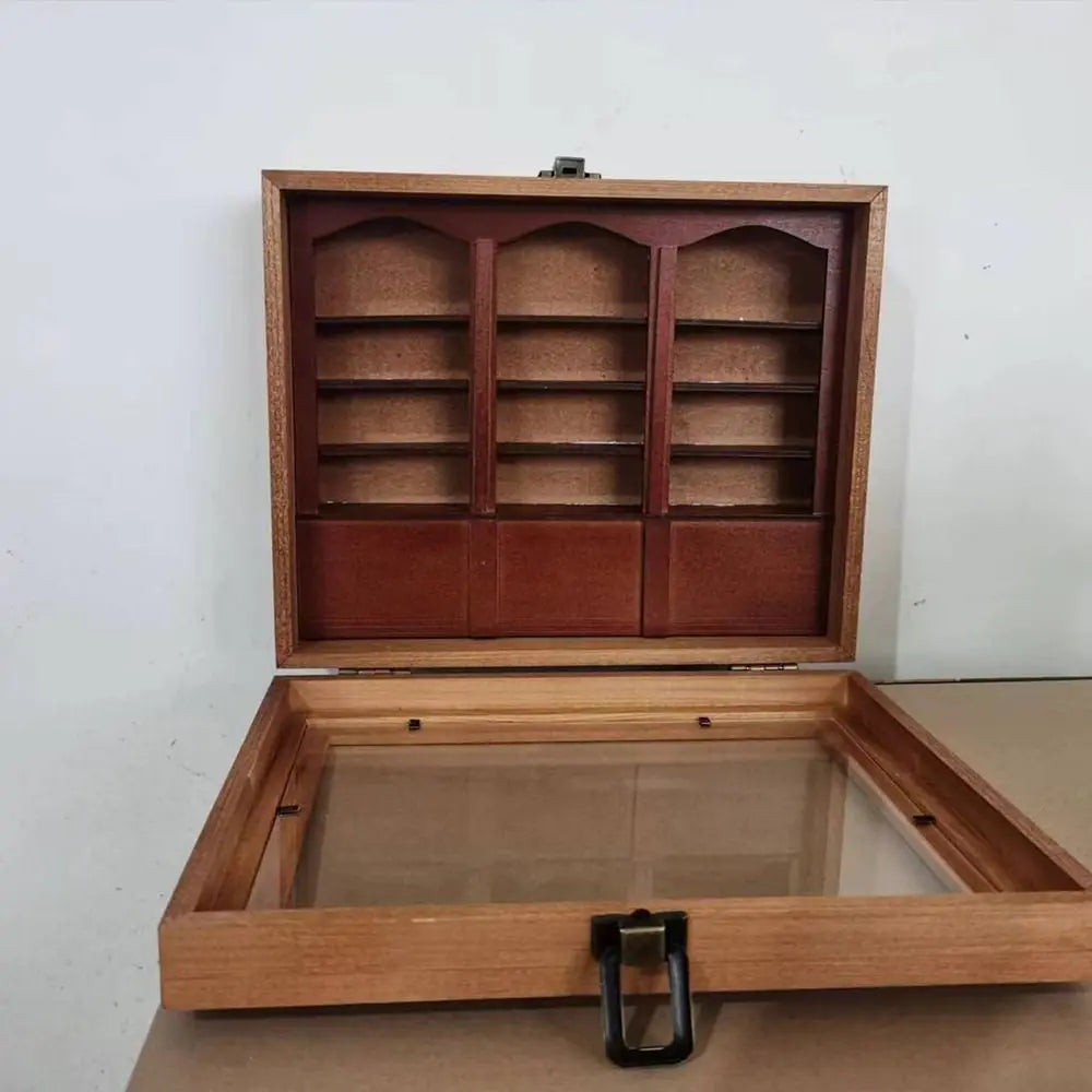 Bookshelf Decor Anxiety Bookshelf Home Desktop Decoration Fidget Toys Bookshelf Sensory Toys Handmade Wooden
