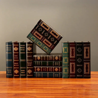European Retro Faux Book Storage Box