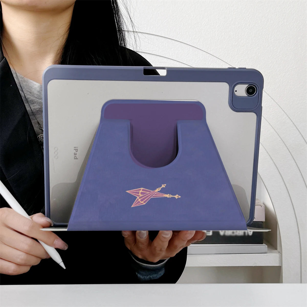 360 ° Rotating Foldable Case to Easily Protect Your Pad: Compatible with iPad Air 6,Air 5,4,10,2024,air m3/a16 2025