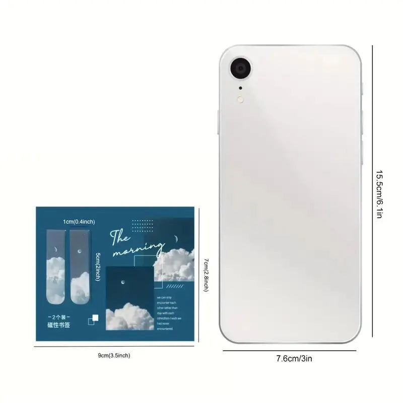 Forest Landscape Magnetic Bookmark Set