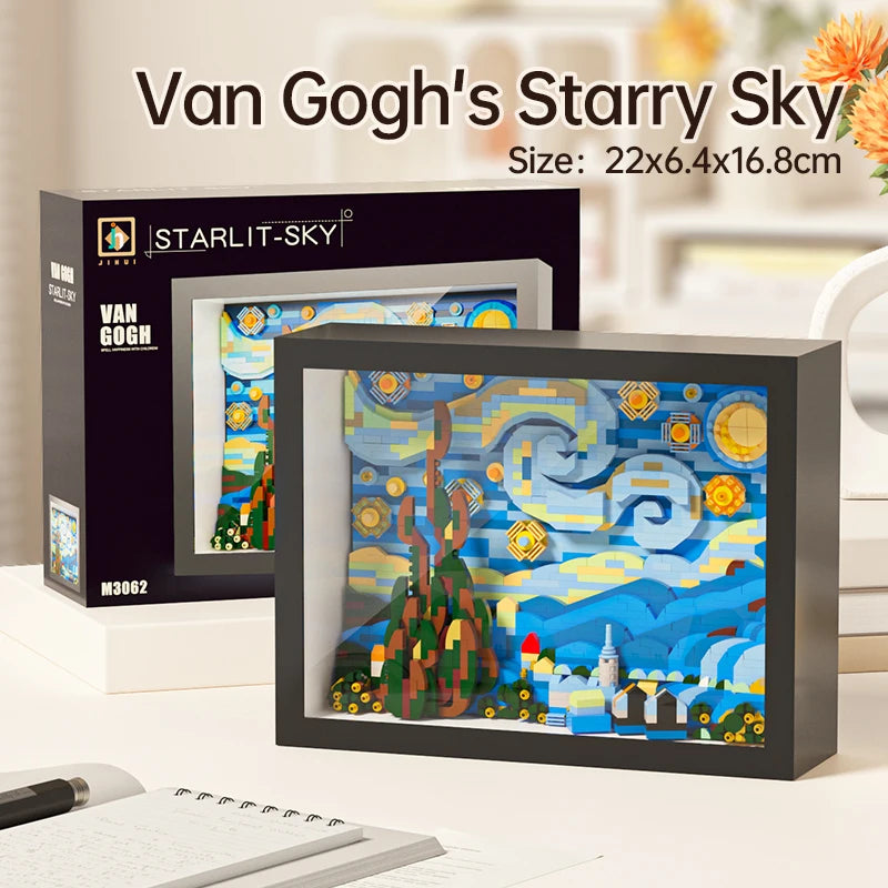 Van Gogh Starry Night Building Block Art Set
